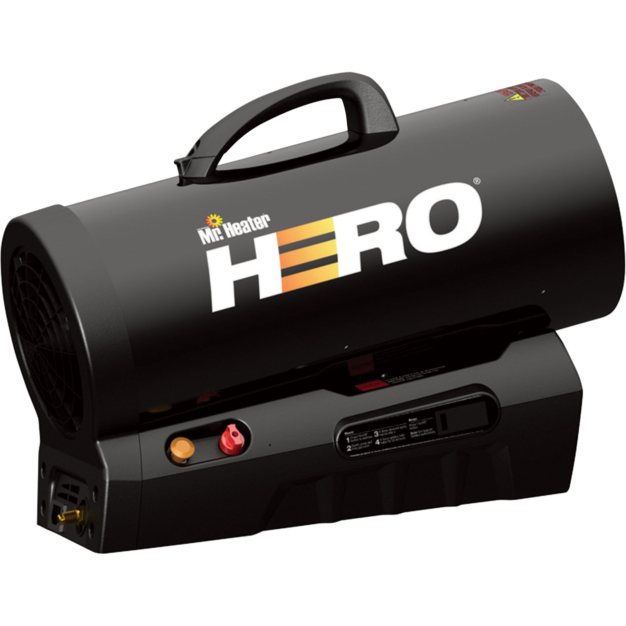 Mr. Heater Hero Cordless Forced Air Propane Heater with Quiet Burn Technology — 30,000 to 60,000 BTU, Model# MH60CLP